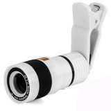 Lentila Zoom 8x iUni Teleobiectiv Optic cu clips de prindere, compatibil cu Smartphone si Tableta, A